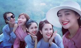 Từ chối nói chuyện tình cảm, Nhã Phương đi chùa cùng chị em gái mà không có mặt Trường Giang