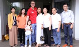 Đoan Trang đưa chồng Tây và con gái về quê Long Khánh nhân dịp Trung Thu