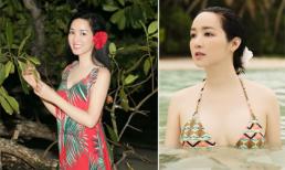 Hoa hậu Giáng My lại khiến ai nấy 'phát hờn' trước vẻ đẹp 'chim sa cá lặn' dù ngưỡng tuổi U50