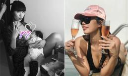 Siêu mẫu Hà Anh chẳng cần quá kiêng cữ sau sinh mà con gái vẫn lớn khỏe 'vù vù'