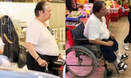 'Bố của em trai Phạm Băng Băng' chống gậy đưa vợ đi mua sắm giữa lúc 'tình cũ' gặp nạn