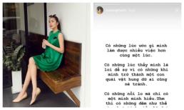 Sau 6 năm kết hôn, Tăng Thanh Hà hiếm hoi tâm sự về bản thân: 'Có những lúc thấy mình lẻ loi dễ sợ'