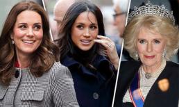 Màn 'trả đũa' cao tay của Meghan và Kate trước thủ đoạn 'chơi xấu' con dâu từ mẹ chồng Camilla