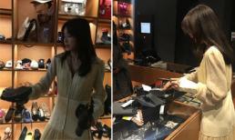 'Phú Sát Hoàng hậu' Tần Lam lộ ảnh đi mua sắm đồ giảm giá ở trời Tây