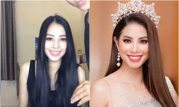Hậu trường trước đêm đăng quang của Hoa hậu Trần Tiểu Vy, fan phát hiện có nét giống Phạm Hương