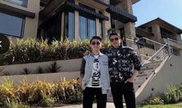 Đan Trường tranh thủ về thăm con trai trong chuyến lưu diễn Mỹ