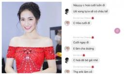 Showbiz liên tục có đám cưới, gia đình 'hoa dâm bụt' khuyên Hoà Minzy tức tốc lấy chồng, đẻ con