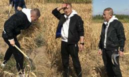 Chán sự kiện thảm đỏ, 'Hoàng thượng' Nhiếp Viễn xuống đồng làm nông dân