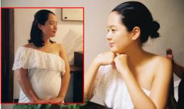 Dân mạng xuýt xoa trước ảnh mặt mộc khi đang mang bầu lần 2 của con gái đầu NSƯT Chiều Xuân