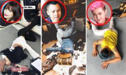 Sao Việt chụp ảnh theo trào lưu ngã sấp mặt như hội con nhà giàu, riêng Thanh Duy idol tạo ra phiên bản mới