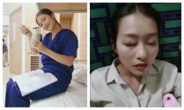 Đang quay phim 'Hậu duệ mặt trời' phiên bản Việt, Khả Ngân khiến fan lo lắng vì bị dị ứng thuốc