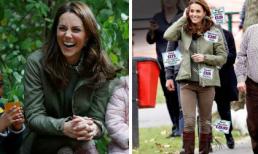 Công nương Kate Middleton tái xuất thon thả như thời son rỗi nhưng đôi boots cô đi mới là điều gây chú ý