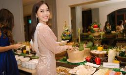 Á hậu Phương Nga khoe nhan sắc xinh đẹp, tự tin giao tiếp tại Miss Grand International 2018