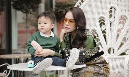 Dương Cẩm Lynh cùng con trai chụp bộ ảnh nhân dịp sinh nhật bé tròn hai tuổi