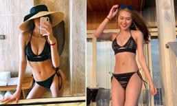 Ăn 1 ngày 8-9 lần, Hoa hậu Tường Linh vẫn 'đốt mắt' fans khi diện bikini ở Maldives