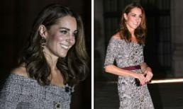 Công nương Kate Middleton khoe vai trần gợi cảm với set đồ gần trăm triệu đồng 