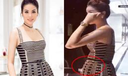 Mới phủ nhận bầu bí, Phạm Hương lại lộ tiếp loạt ảnh vòng hai to bất thường khó hiểu