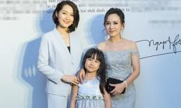 BTV Hoài Anh rạng rỡ đưa con gái đi xem trình diễn thời trang