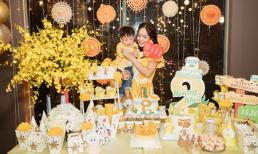 Dương Cẩm Lynh trang trí tiệc sinh nhật theo chủ đề xe hơi cho con trai