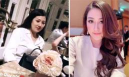 Á hậu Tú Anh gây chú ý bởi ngoại hình tăng cân rõ rệt