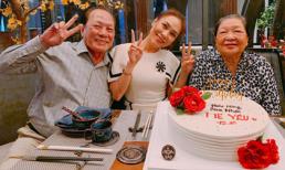 Mỹ Tâm rạng rỡ bên gia đình mừng sinh nhật mẹ