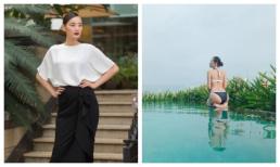 Đã qua thời cò hương, Lê Thúy diện bikini khoe vòng 3 chạm mốc 90cm