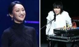 Châu Tấn lộ làn da lão hóa trong sự kiện có sự xuất hiện người tình tin đồn Đậu Tĩnh Đồng 