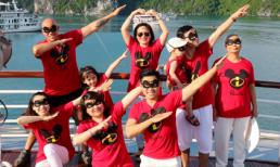 MC Nguyên Khang cùng gia đình khám phá vịnh Hạ Long trên du thuyền 5 sao