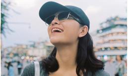 Sau một ngày yên ắng, Phạm Quỳnh Anh đã chính thức xuất hiện rạng rỡ, đi chùa cầu bình an