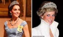 Đội vương miện của mẹ chồng đi dự sự kiện, Công nương Kate Middleton siêu mảnh mai trong bộ đầm đuôi cá 