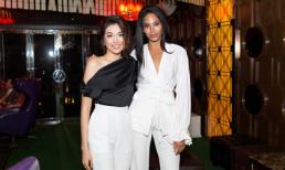 Lệ Hằng rạng rỡ ra sân bay đón Á hậu Hoàn vũ Thế giới 2016 