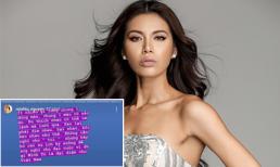 Minh Tú bức xúc khi bị nói xấu trước thềm Hoa hậu Siêu quốc gia: 'Cùng chung một dòng máu sao lại phải dìm nhau, hại nhau'