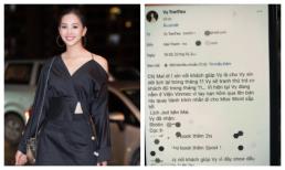 Hoa hậu Tiểu Vy bị mạo danh kí hợp đồng với nhãn hàng và tung tin gặp tai nạn đang nằm viện