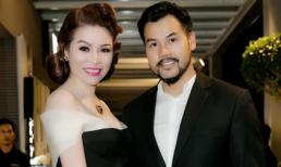 Hoa hậu Bùi Thị Hà diện sắc đen quyền quý tình tứ bên ông xã điển trai