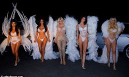 Đêm Halloween nóng chưa từng thấy khi 5 chị em nhà Kardashian diện đồ như thiên thần Victoria’s Secret 