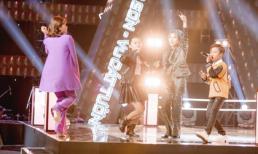 Giọng hát Việt nhí 2018: Vũ Cát Tường, Bảo Anh, Lưu Hương Giang lên sân khấu 'quẩy' cùng bộ ba 'Da nâu'