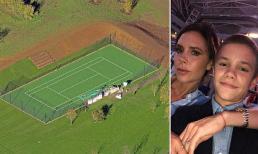 Cận cảnh sân cỏ nhân tạo gần 1 tỷ đồng mà Victoria Beckham xây dựng riêng cho con trai Romeo 