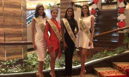 Kém cạnh chiều cao khi đứng cùng 3 Á hậu Miss Earth 2018, Phương Khánh vẫn ghi điểm nhờ nhan sắc rạng rỡ