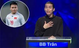 BB Trần công khai yêu tiền vệ Nguyễn Quang Hải ngay trên sóng truyền hình