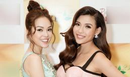 Dương Cẩm Lynh diện váy gợi cảm đọ dáng cùng Thuý Diễm