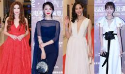 “Ngụy Anh Lạc” Ngô Cẩn Ngôn đọ sắc cùng dàn mỹ nhân trên thảm đỏ Lễ trao giải Hoa Đỉnh lần thứ 24