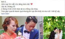 Cô dâu 62 tuổi Thu Sao viết tâm thư 'sướt mướt' xin lỗi chồng sau 2 tháng cưới 