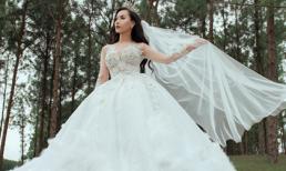 MC Minh Hà tung bộ ảnh diện váy cưới đẹp lộng lẫy ở Đà Lạt