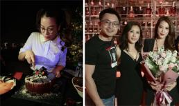 42 tuổi, Trương Ngọc Ánh như gái đôi mươi khi buộc tóc hai bên trong tiệc sinh nhật