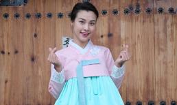 Hoàng Oanh xinh như mộng trong bộ Hanbok - trang phục truyền thống của Hàn Quốc