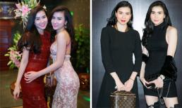 Cặp mẫu song sinh Huyền Thư - Thư Huyền gây bất ngờ với gương mặt khác lạ