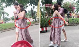 Đi chơi cùng bạn trai tin đồn, Chi Pu bị nghi ngờ đang mang bầu vì vòng hai lớn bất thường