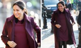 Sau khi chê mặc hở bạo, kém tinh tế, Công nương Meghan Markle chọn set đồ kín đáo hơn 44 triệu đồng
