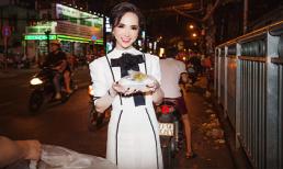  'Mỹ nhân chuyển giới' Trần Đoàn đội mưa bão phát cơm cho người lang thang cơ nhỡ