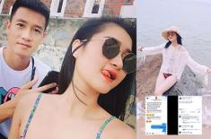Ngọt ngào với bạn gái, tiền vệ Nguyễn Huy Hùng khiến đồng đội ghen tị